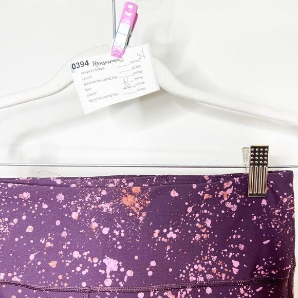 Athleta Womens Purple Ultimate Stash Pocket Pull On Splat Capri Pants Size M - Picture 7 of 7